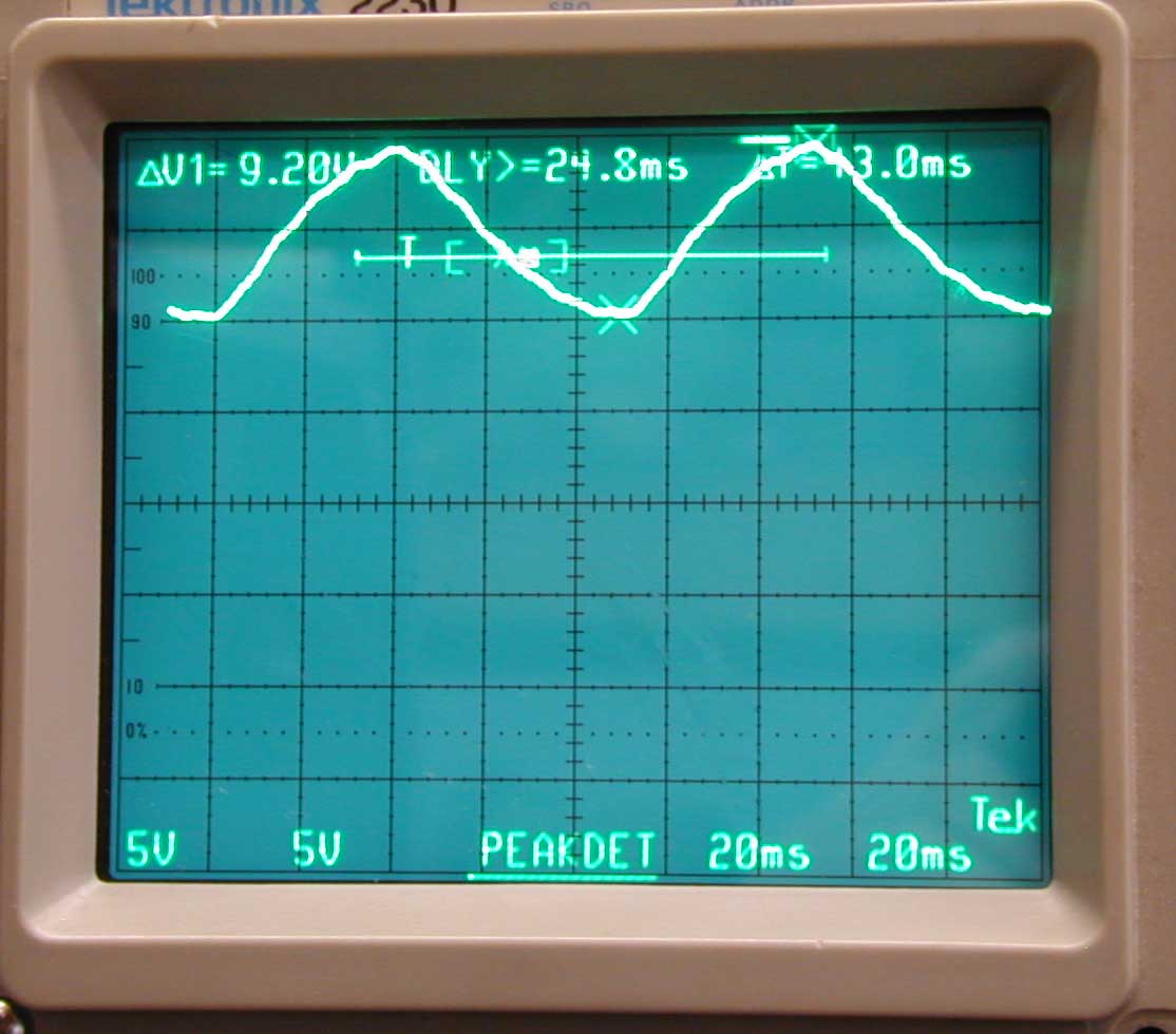 Valiant power supply voltage CW dots